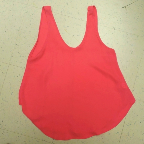 Lush Tops - 😍LUSH Flirty sheer pink tank top, size small😍